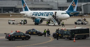 bomb threat frontier airlines