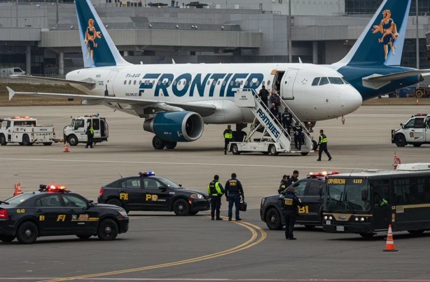 bomb threat frontier airlines